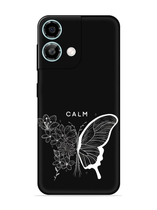 Calm Embossed Soft Silicone Case for Lava Yuva 3 Pro