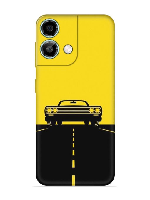 Classic Car Embossed Soft Silicone Case for Lava Yuva 3 Pro Zapvi