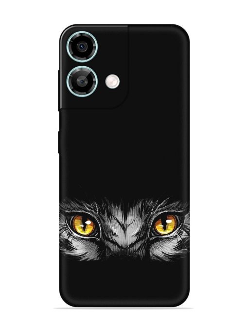 Scary Eye Embossed Soft Silicone Case for Lava Yuva 3 Pro