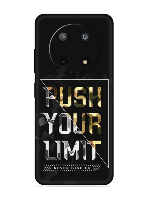 Push Your Limits Embossed Soft Silicone Case for Lava Yuva (5G) Zapvi