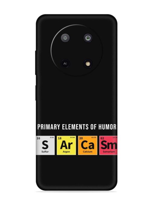 Primary Elements Humor Embossed Soft Silicone Case for Lava Yuva (5G)