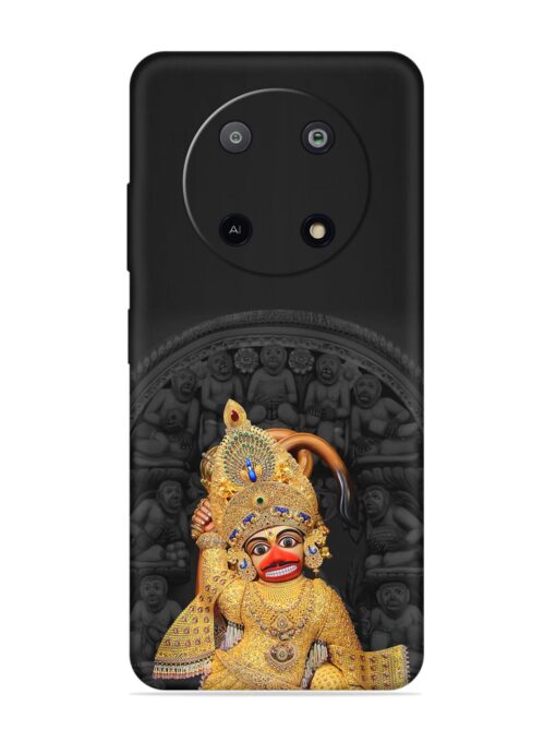 Indian Gold Hanuman Embossed Soft Silicone Case for Lava Yuva (5G)