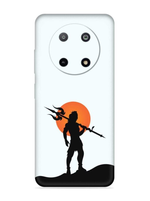 Lord Mahadev Trendy Embossed Soft Silicone Case for Lava Yuva (5G) Zapvi