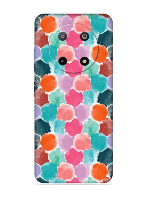 Colorful Seamless Pattern Embossed Soft Silicone Case for Lava Yuva (5G) Zapvi