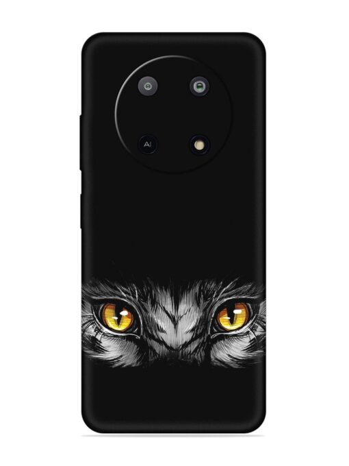 Scary Eye Embossed Soft Silicone Case for Lava Yuva (5G) Zapvi