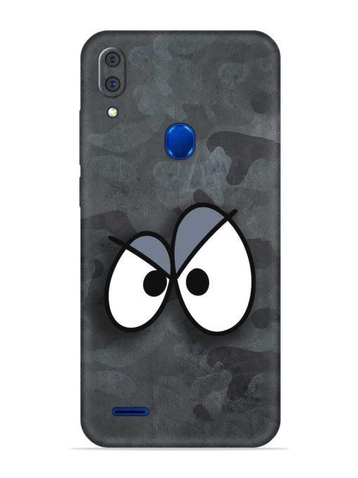 Big Eyes Night Mode Embossed Soft Silicone Case for Lenovo A7 Zapvi