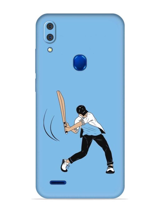 Cricket Gully Boy Embossed Soft Silicone Case for Lenovo A7 Zapvi