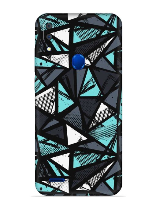 Abstract Seamless Embossed Soft Silicone Case for Lenovo A7 Zapvi