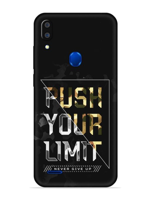 Push Your Limits Embossed Soft Silicone Case for Lenovo A7 Zapvi