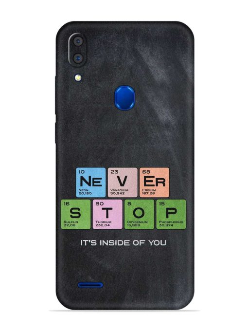 Never Stop It'S Inside Of You Embossed Soft Silicone Case for Lenovo A7 Zapvi