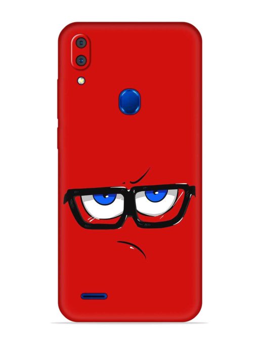 Rad Angry Face Embossed Soft Silicone Case for Lenovo A7 Zapvi