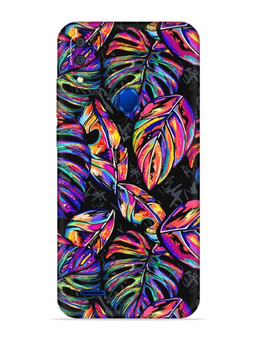 Tropical Seamless Vector Embossed Soft Silicone Case for Lenovo A7 Zapvi