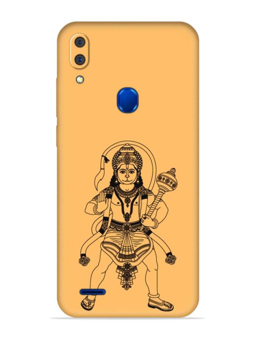 Indian God Hanuman Embossed Soft Silicone Case for Lenovo A7 Zapvi