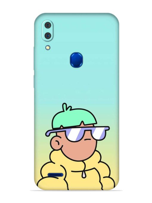 Doodles Cool Character Embossed Soft Silicone Case for Lenovo A7