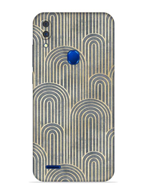 Art Deco Style Embossed Soft Silicone Case for Lenovo A7 Zapvi