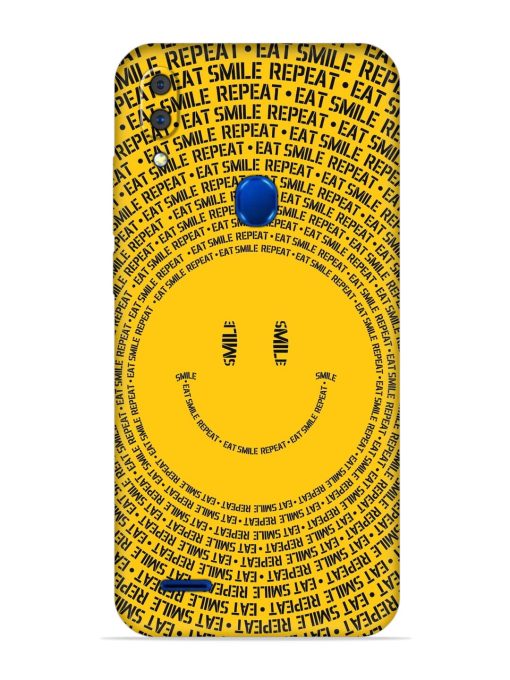 Smiley Embossed Soft Silicone Case for Lenovo A7