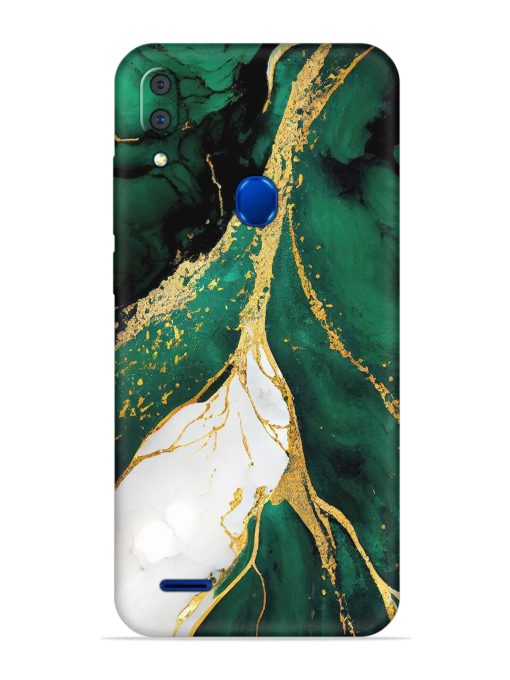 Blue Marble Art Embossed Soft Silicone Case for Lenovo A7