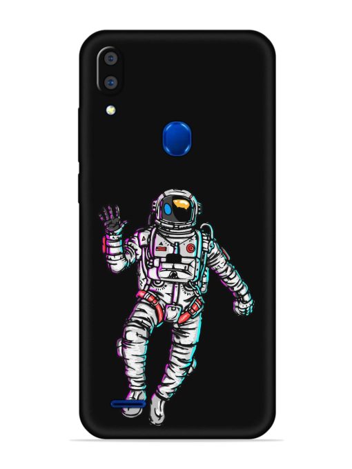 Spaceman Embossed Soft Silicone Case for Lenovo A7