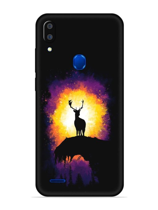 Elk Animal Art Embossed Soft Silicone Case for Lenovo A7