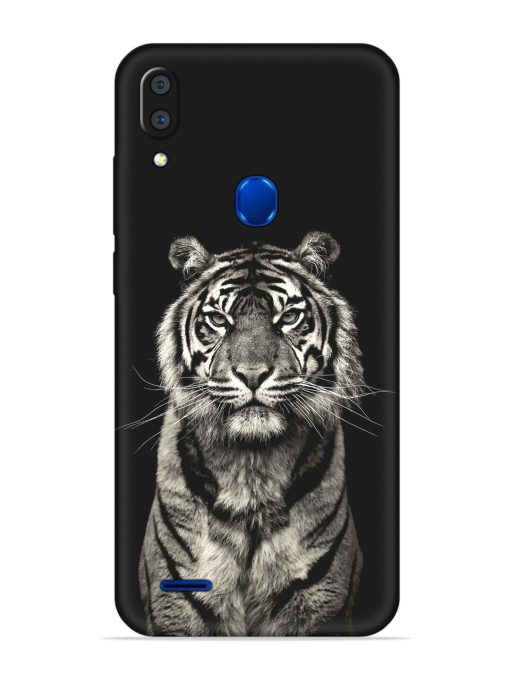 Tiger Art Embossed Soft Silicone Case for Lenovo A7 Zapvi