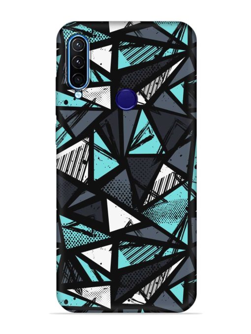 Abstract Seamless Embossed Soft Silicone Case for Lenovo K10 Plus Zapvi