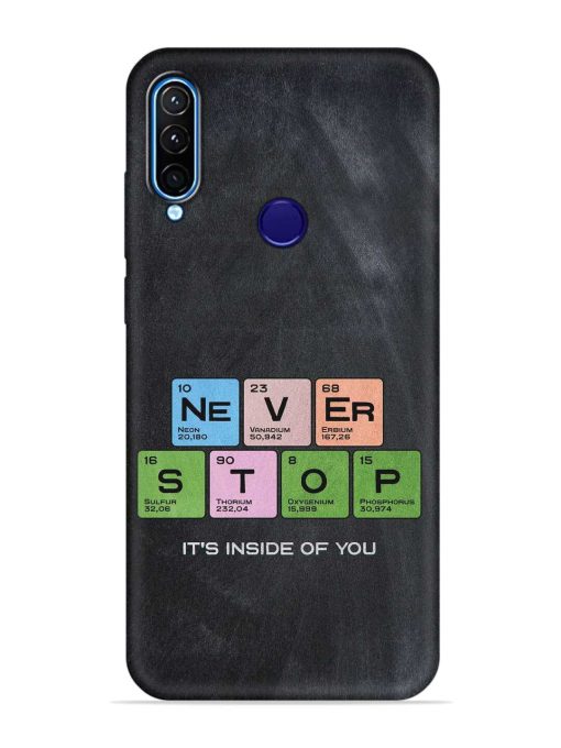 Never Stop It'S Inside Of You Embossed Soft Silicone Case for Lenovo K10 Plus Zapvi