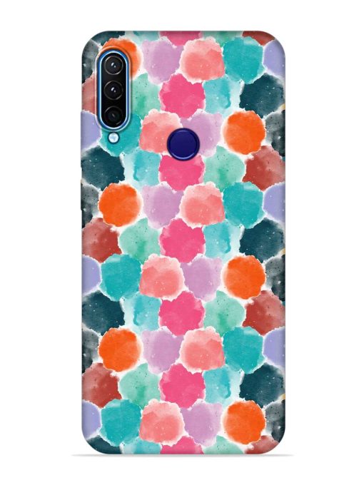 Colorful Seamless Pattern Embossed Soft Silicone Case for Lenovo K10 Plus Zapvi