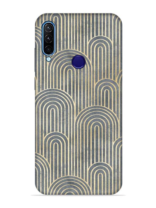 Art Deco Style Embossed Soft Silicone Case for Lenovo K10 Plus Zapvi