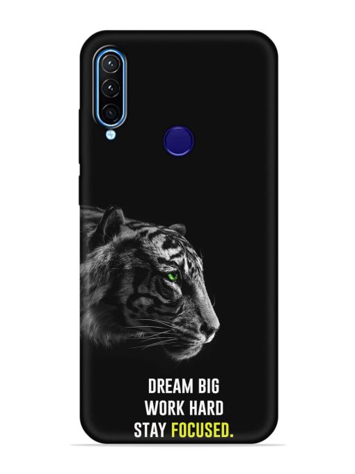 Dream Big Work Hard Embossed Soft Silicone Case for Lenovo K10 Plus Zapvi