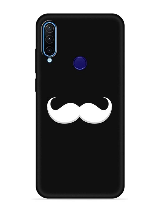 Mustache Vector Embossed Soft Silicone Case for Lenovo K10 Plus Zapvi