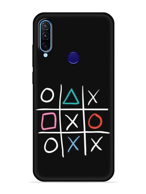 Super Neon Tic-Tac-Toe Embossed Soft Silicone Case for Lenovo K10 Plus