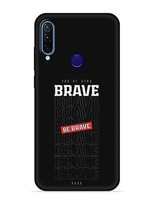 Be Brave Embossed Soft Silicone Case for Lenovo K10 Plus