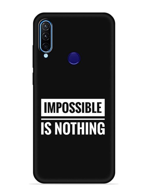 Impossible Is Nothing Embossed Soft Silicone Case for Lenovo K10 Plus Zapvi