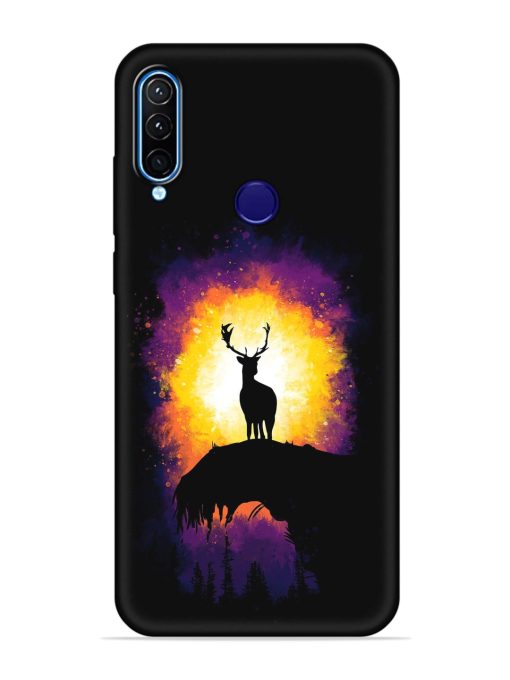 Elk Animal Art Embossed Soft Silicone Case for Lenovo K10 Plus Zapvi