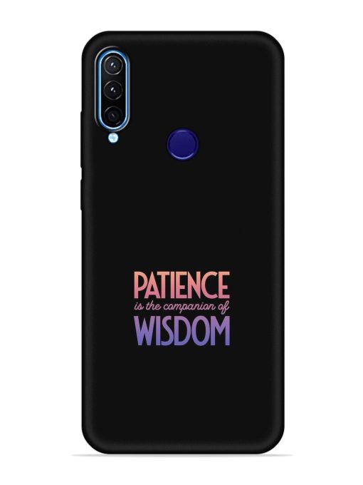 Patience Is The Embossed Soft Silicone Case for Lenovo K10 Plus