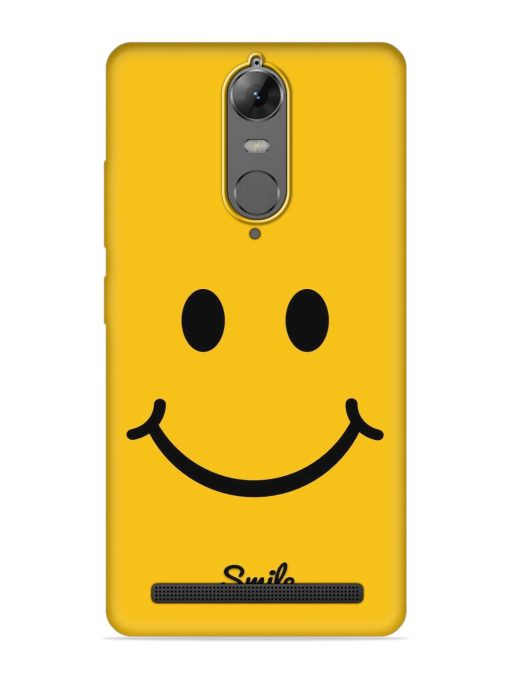 Yellow Smiley Embossed Soft Silicone Case for Lenovo K5 Note