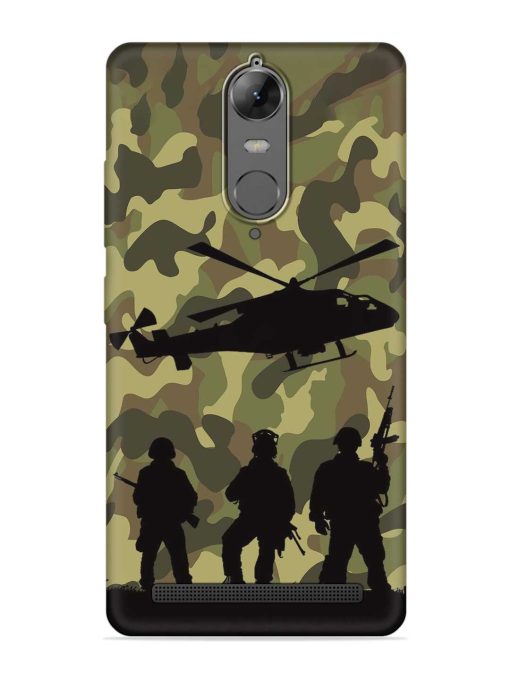 Army Heros Embossed Soft Silicone Case for Lenovo K5 Note Zapvi