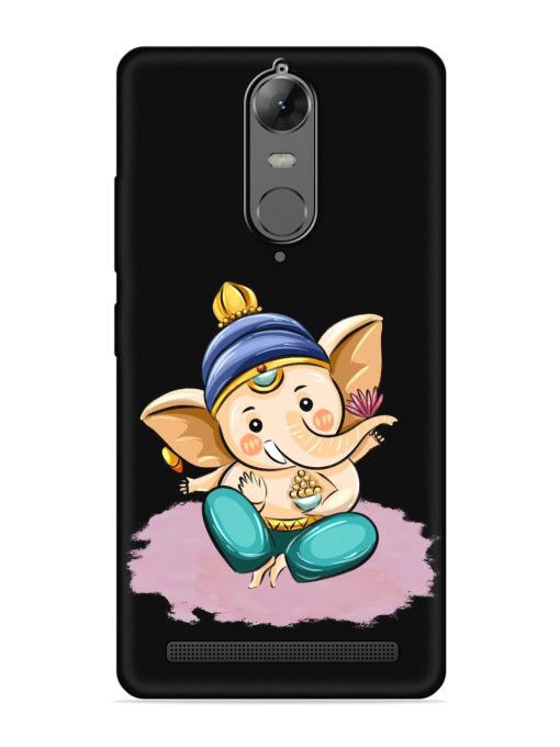 Bal Ganesh Vector Art Embossed Soft Silicone Case for Lenovo K5 Note Zapvi