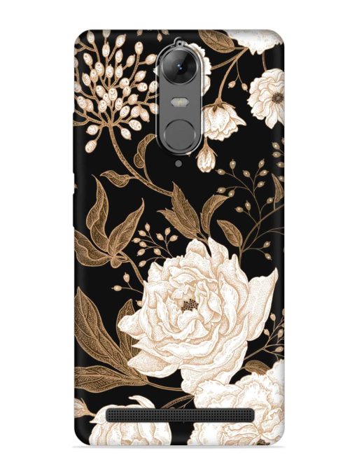 Peonies Roses Floral Embossed Soft Silicone Case for Lenovo K5 Note Zapvi