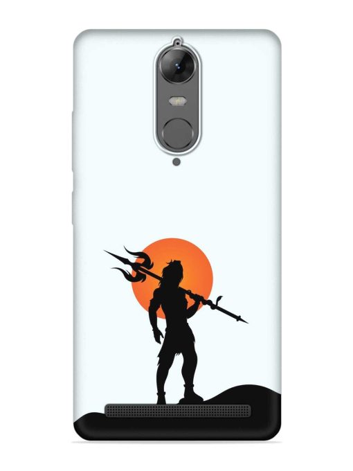 Lord Mahadev Trendy Embossed Soft Silicone Case for Lenovo K5 Note Zapvi