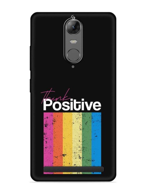 Think Positive Typography Embossed Soft Silicone Case for Lenovo K5 Note