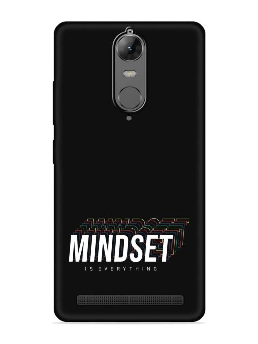 Mindset Everything Slogan Embossed Soft Silicone Case for Lenovo K5 Note Zapvi