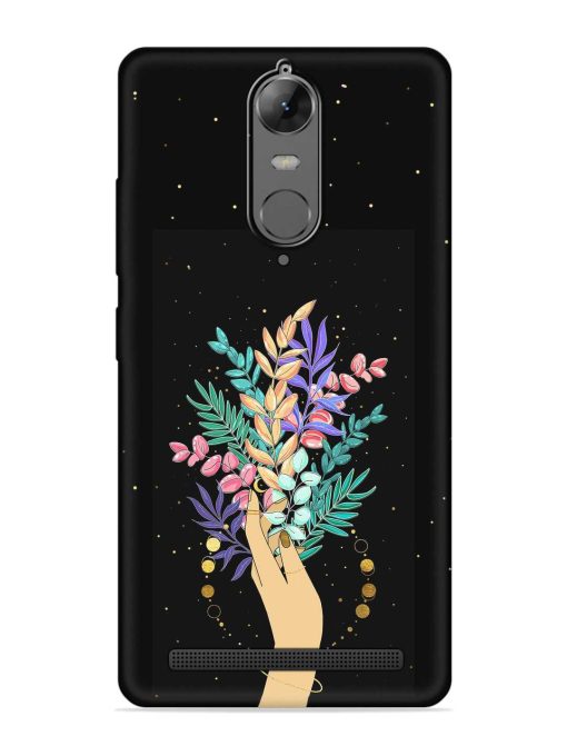 Flower On Hand Embossed Soft Silicone Case for Lenovo K5 Note