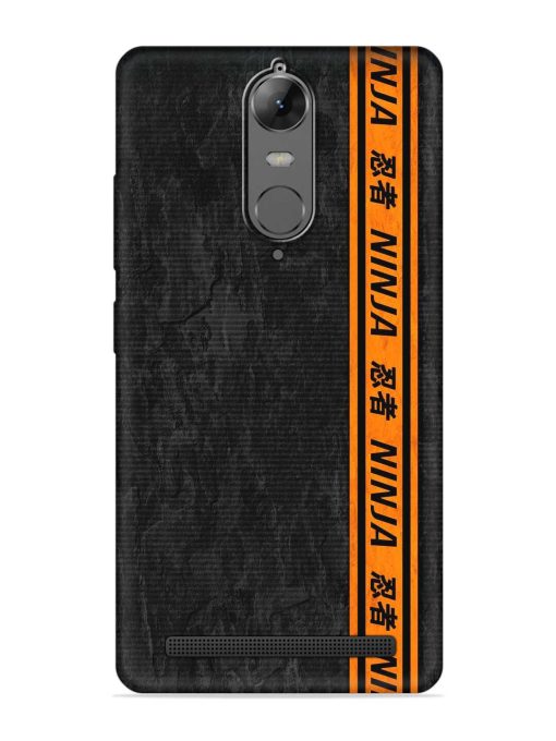 Ninja Srtips Embossed Soft Silicone Case for Lenovo K5 Note Zapvi