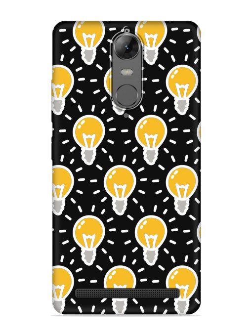 Light Bulb Seamless Embossed Soft Silicone Case for Lenovo K5 Note Zapvi