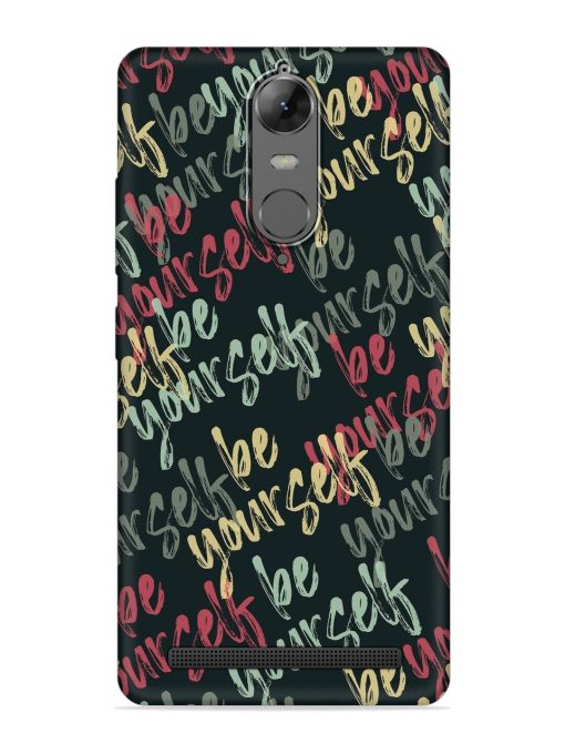 Yourself Seamless Embossed Soft Silicone Case for Lenovo K5 Note Zapvi