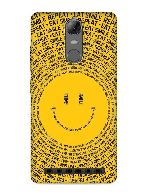 Smiley Embossed Soft Silicone Case for Lenovo K5 Note