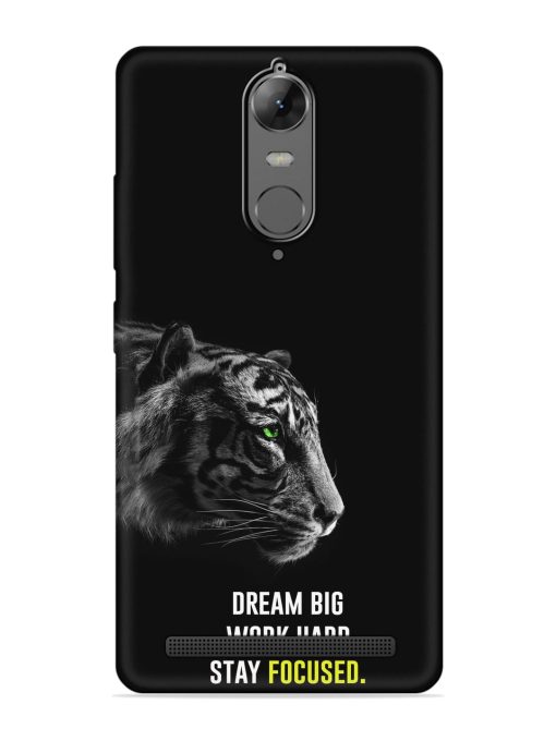 Dream Big Work Hard Embossed Soft Silicone Case for Lenovo K5 Note Zapvi