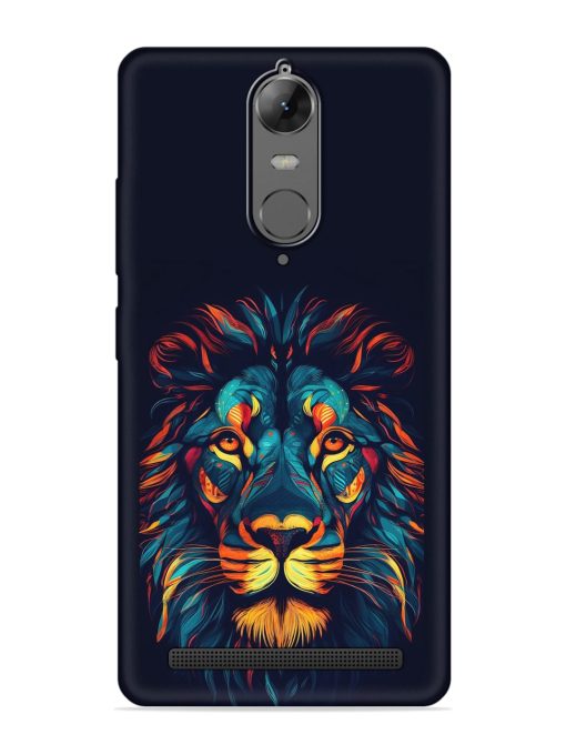 Colorful Lion Embossed Soft Silicone Case for Lenovo K5 Note Zapvi