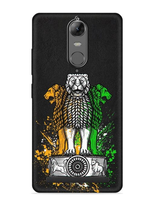 Pillars Of Ashoka Embossed Soft Silicone Case for Lenovo K5 Note Zapvi